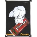 Frigor Chocolat Cailler Cappiello (enamel sign / Emailschild - WK 10175)