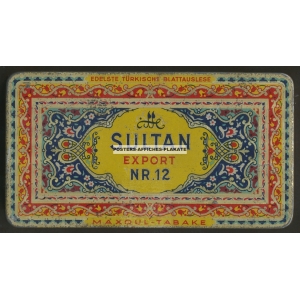 Sultan Export Nr.12 - 25 - Aurelia Zigarettenfabrik (WK 00633)