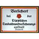 Lippische Landesbrandversicherungsanstalt Detmold (Ev. 85 B - WK 5092)