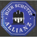 Allianz, Hier schützt (Ev. 9 AG - WK 5185 - with maker)