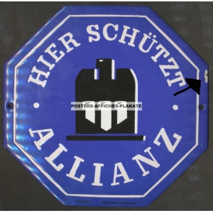 Allianz, Hier schützt (Ev. 9 AG - WK 5185 - with maker)