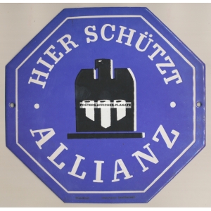 Allianz, Hier schützt (Ev. 9 AG - WK 5214 - with maker)