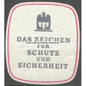 Allianz Das Zeichen für Schutz und Sicherheit (Reklamemarke)