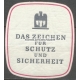 Allianz Das Zeichen für Schutz und Sicherheit (Reklamemarke)
