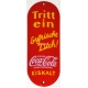 Coca Cola Tritt ein (enamel sign / Emailschild - WK 10182)