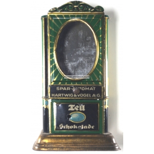 Hartwig & Vogel Tell (Chocolate saving machine / Schokoladen-Spar-Automat - WK 10179)