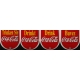 Coca Cola Türschild 4 x (WK 10183)