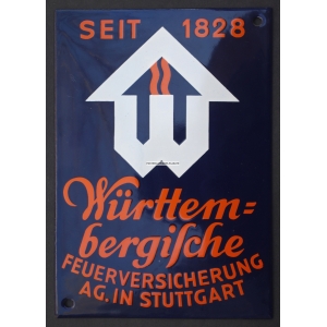 W&uuml;rttembergische FEUERVERSICHERUNG (Ev. 153 T - WK 5240)