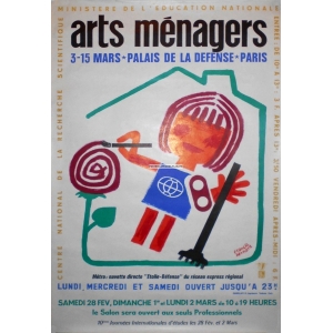 Paris 1970 Arts M&eacute;nagers - Francis Bernard (WK 07422)