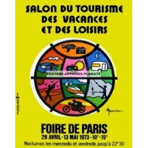 Paris 1973 Foire de Paris Salon du tourisme des vacances et des loisirs 120x160 WK 06616)