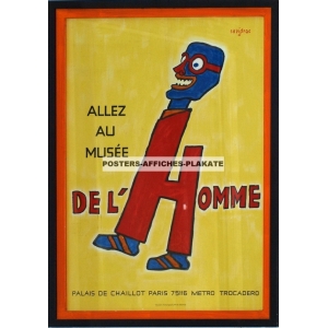 Musée de l'Homme (45x62 - framed - WK 06642))