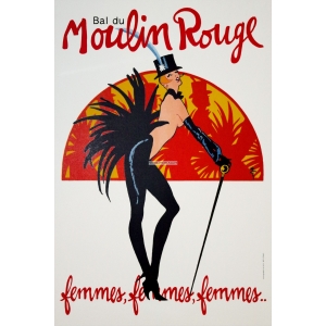 Moulin Rouge femmes femmes femmes (40 x 60) (WK 02906)