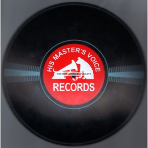 His Master's Voice Records (enamel sign / Emailschild)