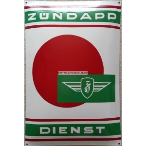 Zündapp Dienst (enamel sign / Emailschild - WK 10157)