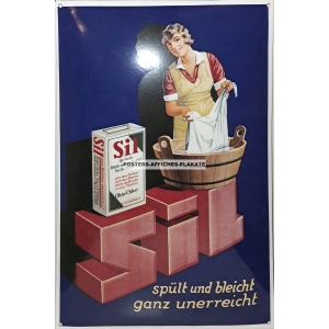 SIL (enamel sign / Emailschild - WK 10118)