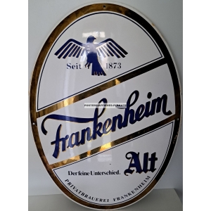 Frankenheim Alt (enamel sign / Emailschild - WK 10067)