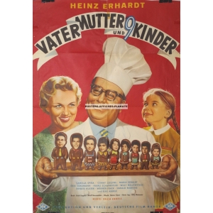 Vater Mutter und 9 Kinder (WK 02703)